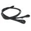 EcoRider Ultra Comfort Flexi Fine Reins - Black